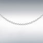 Sterling Silver 18" Diamond Cut Micro Bead Chain