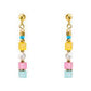 Coeur De Lion Multicoloured Spring Drop Earrings