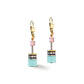 Coeur De Lion Multi Colour Rainbow Drop Earrings