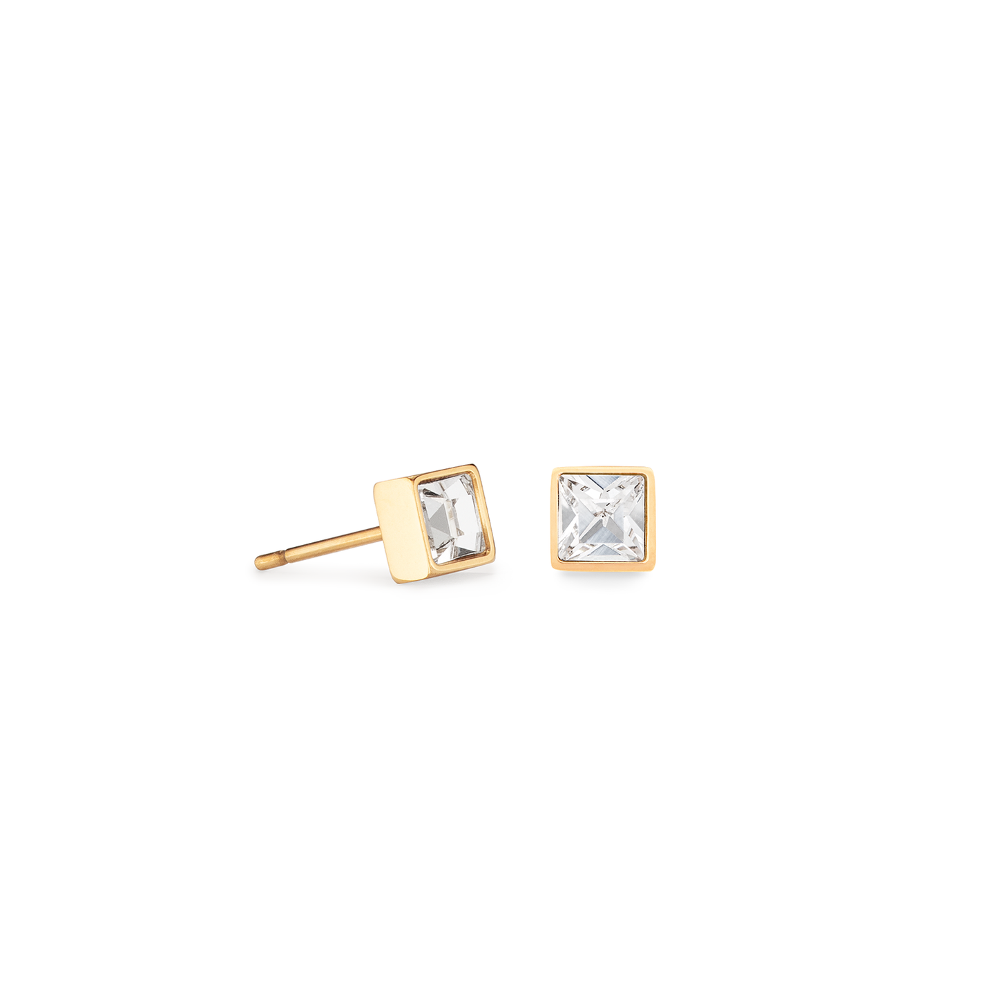 Coeur De Lion Square Stud Earrings