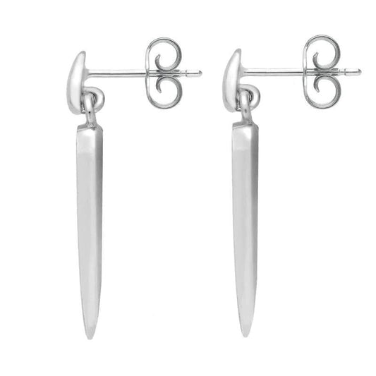 Derbyshire Blue John Spear Drop Earrings