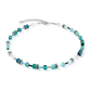Coeur De Lion Iconic Transformative Teal Cubes Necklace