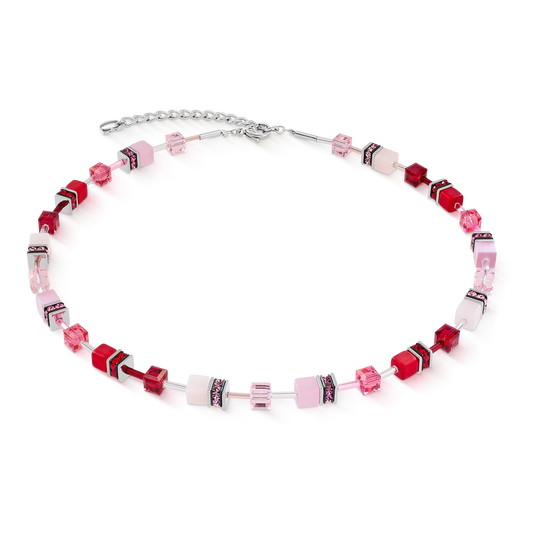 Coeur De Lion Iconic Rose Red Cubes Necklace