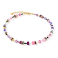 Coeur De Lion Iconic Rose Lilac Cubes Necklace