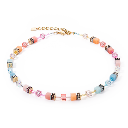 Coeur De Lion Iconic Aqua Apricot Necklace