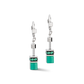 Coeur De Lion Multi Green Drop Earrings