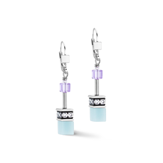 Coeur De Lion Iconic Multi Aqua and Apricot Drop Earrings