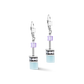 Coeur De Lion Iconic Multi Aqua and Apricot Drop Earrings