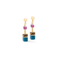 Coeur De Lion GeoCUBE® Iconic Drop Earrings Multicolour Boho Gold