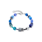 Coeur De Lion GeoCUBE® Iconic Bracelet Azure Spirit Silver