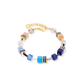 Coeur De Lion GeoCUBE® Iconic Bracelet Azure Glow Gold