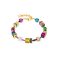 Coeur De Lion GeoCUBE® Iconic Bracelet Multicoluor Joy Gold