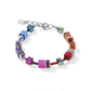 Coeur De Lion Multicoloured Rainbow Stainless Steel Bracelet