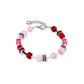 Coeur De Lion Iconic Rose Red Cube Drop Earrings