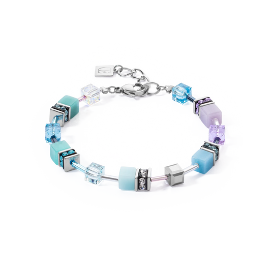 Coeur De Lion Iconic Aqua and Lilac Bracelet
