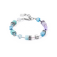 Coeur De Lion Iconic Aqua and Lilac Bracelet