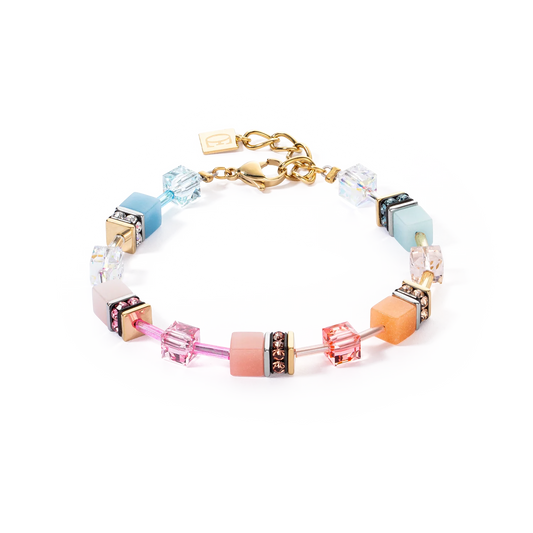 Coeur De Lion Iconic Multi Aqua and Apricot Bracelet