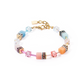 Coeur De Lion Iconic Multi Aqua and Apricot Bracelet