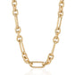 18" 9ct Yellow Gold Decorative Hollow Link Chain