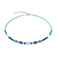 Coeur De Lion Wave Precious Flow Transformative Teal Cubes Necklace