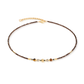 Coeur De Lion Necklace Cube Balance Golden Hazel