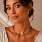 Coeur De Lion Necklace Cube Balance Golden Hazel