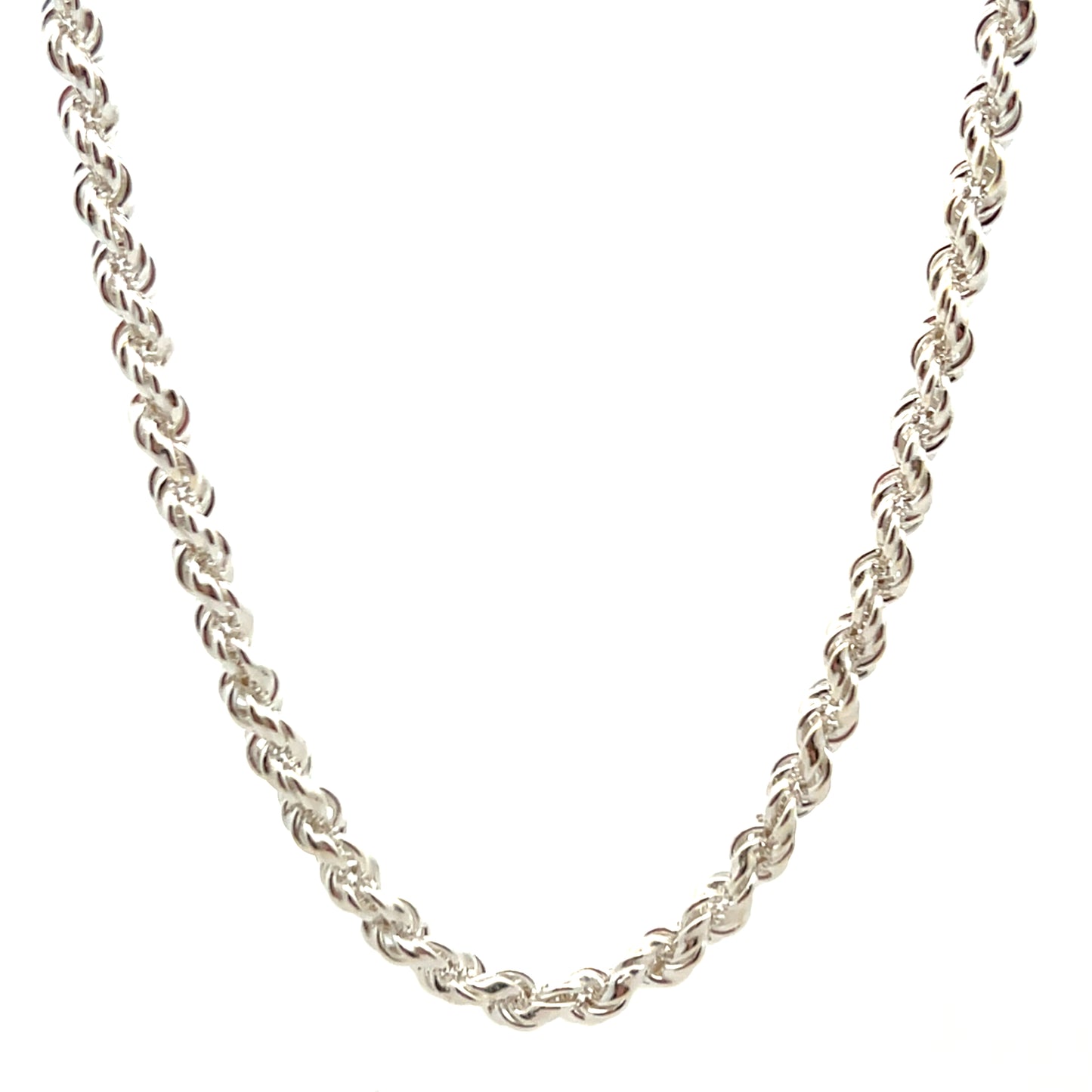 Sterling Silver 20" Rope Chain