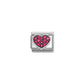 Nomination Composable Classic Cubic Zirconia Red Heart Charm 330322/26