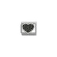Nomination Composable Classic Cubic Zirconia Black Heart Charm 330322/27