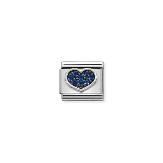 Nomination Blue Cz Heart Charm 330323/08