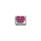 Nomination Composable Classic Beaded Red Cubic Zirconia Heart 330327/08