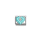 Nomination Composable Classic Blue Resin Heart and Cubic Zirconia Charm 330512/26