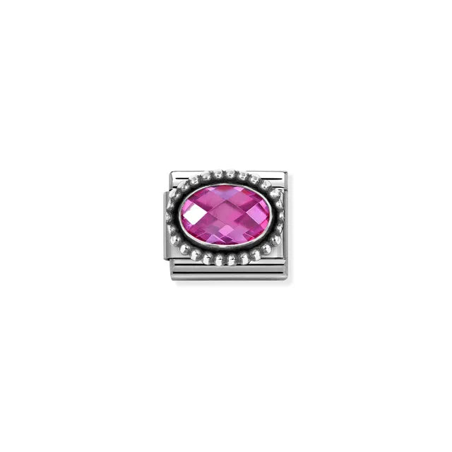 Nomination Composable Classic Beaded Fuchsia Cubic Zirconia 330607/030