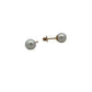 9ct Yellow Gold Freshwater Cultured Pearl 6-6.5mm Stud Earrings