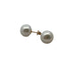 9ct Yellow Gold Freshwater Cultured Pearl Button 10-11mm Stud Earrings