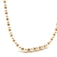 9ct Yellow Gold Freshwater Cultured Pearls Alternating Necklace