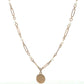 9ct Yellow Gold Freshwater Cultured Pearl 18" Chain with Dropper