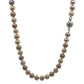 18" Multicoloured Freshwater Cultured Pearl Necklace with Magnetic Clasp