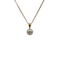 18ct Yellow Gold Akoya 8-8.5mm Cultured Pearl Pendant