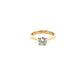 9ct Yellow Gold 0.74ct Brilliant Cut Solitaire Diamond Ring Size M