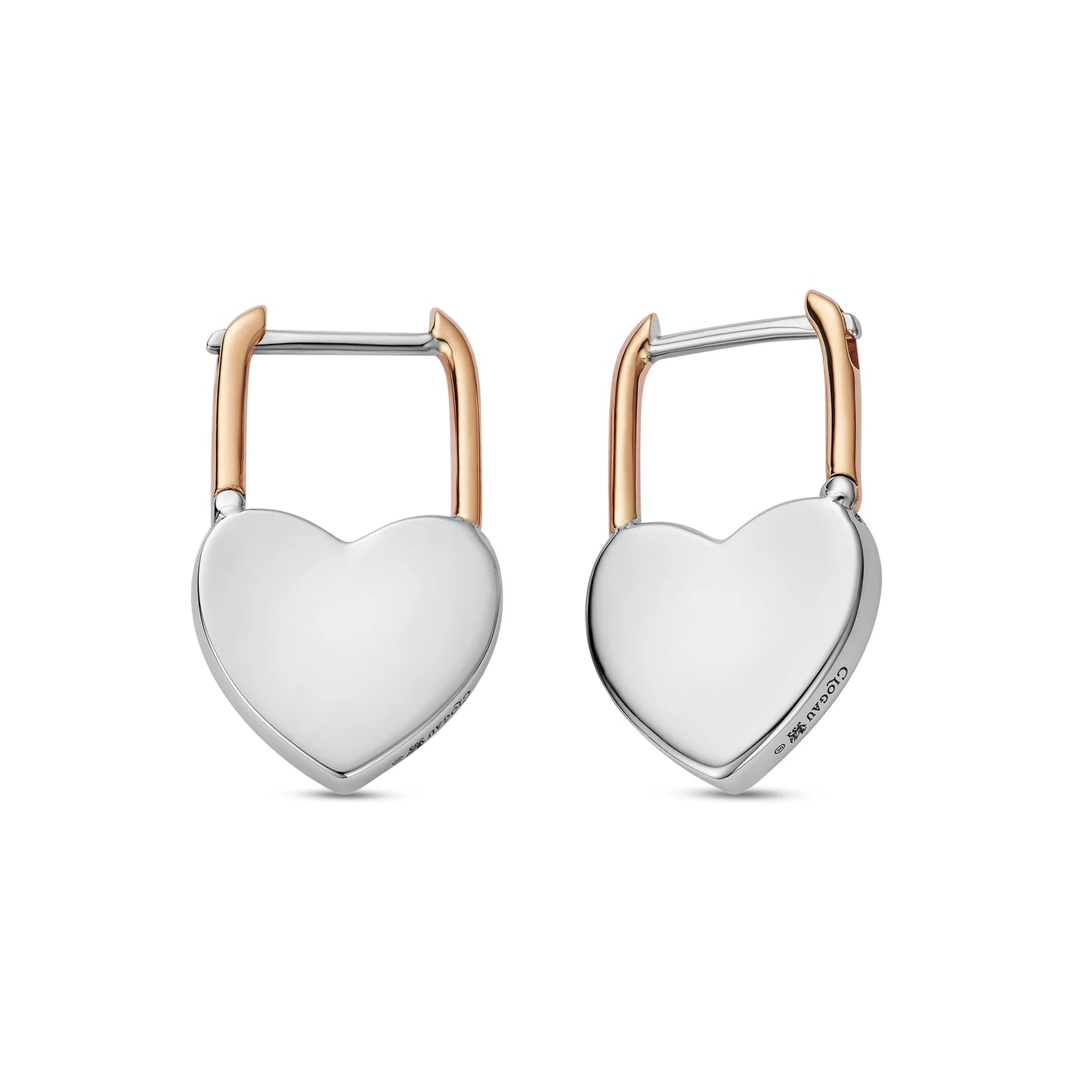 Clogau Cariad® Sterling Silver Padlock Hoop Earrings