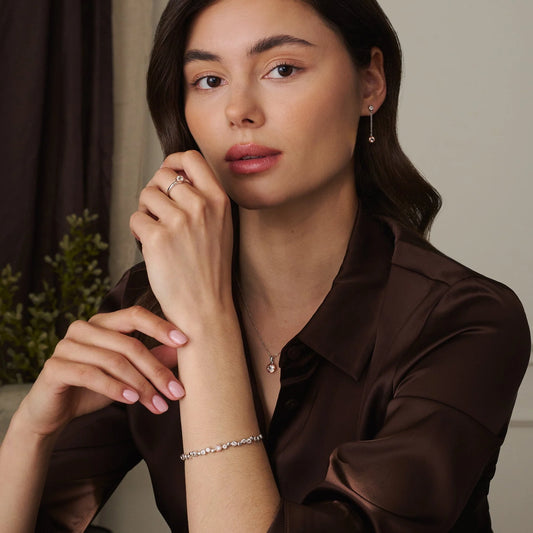 Clogau® Celebration Sterling Silver Bangle with Topaz  3SCEL899