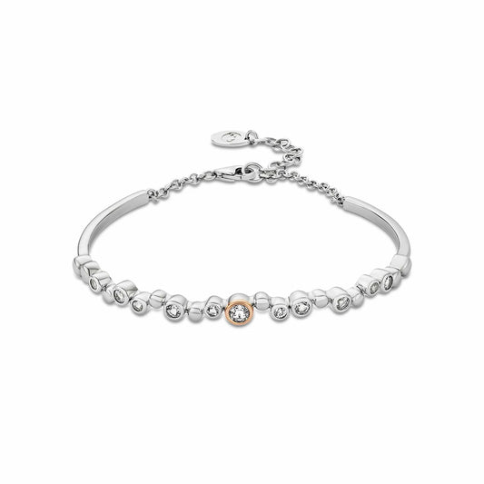 Clogau® Celebration Sterling Silver Bangle with Topaz  3SCEL899