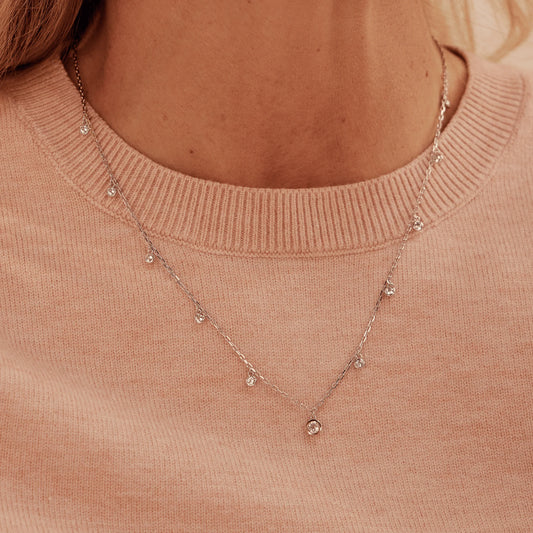 Clogau Celebration Sterling Silver Necklace with Topaz