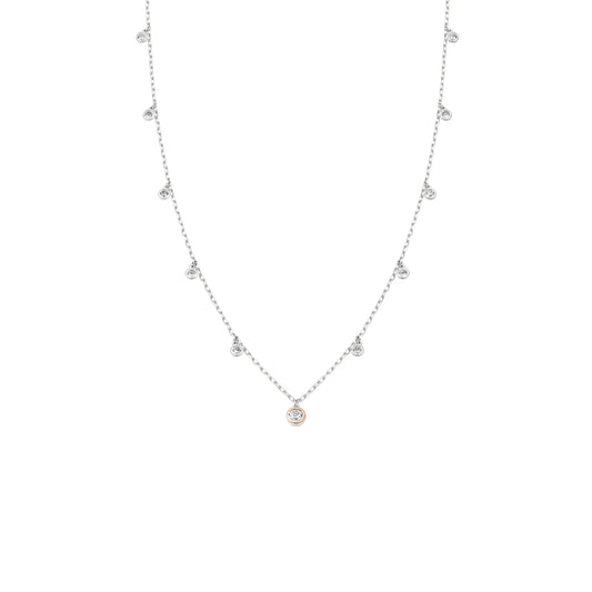 Clogau Celebration Sterling Silver Necklace with Topaz