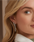 Clogau Celebration Cubic Zirconia Tennis Chain Drop Or Hoop Earrings 3SCLC0799