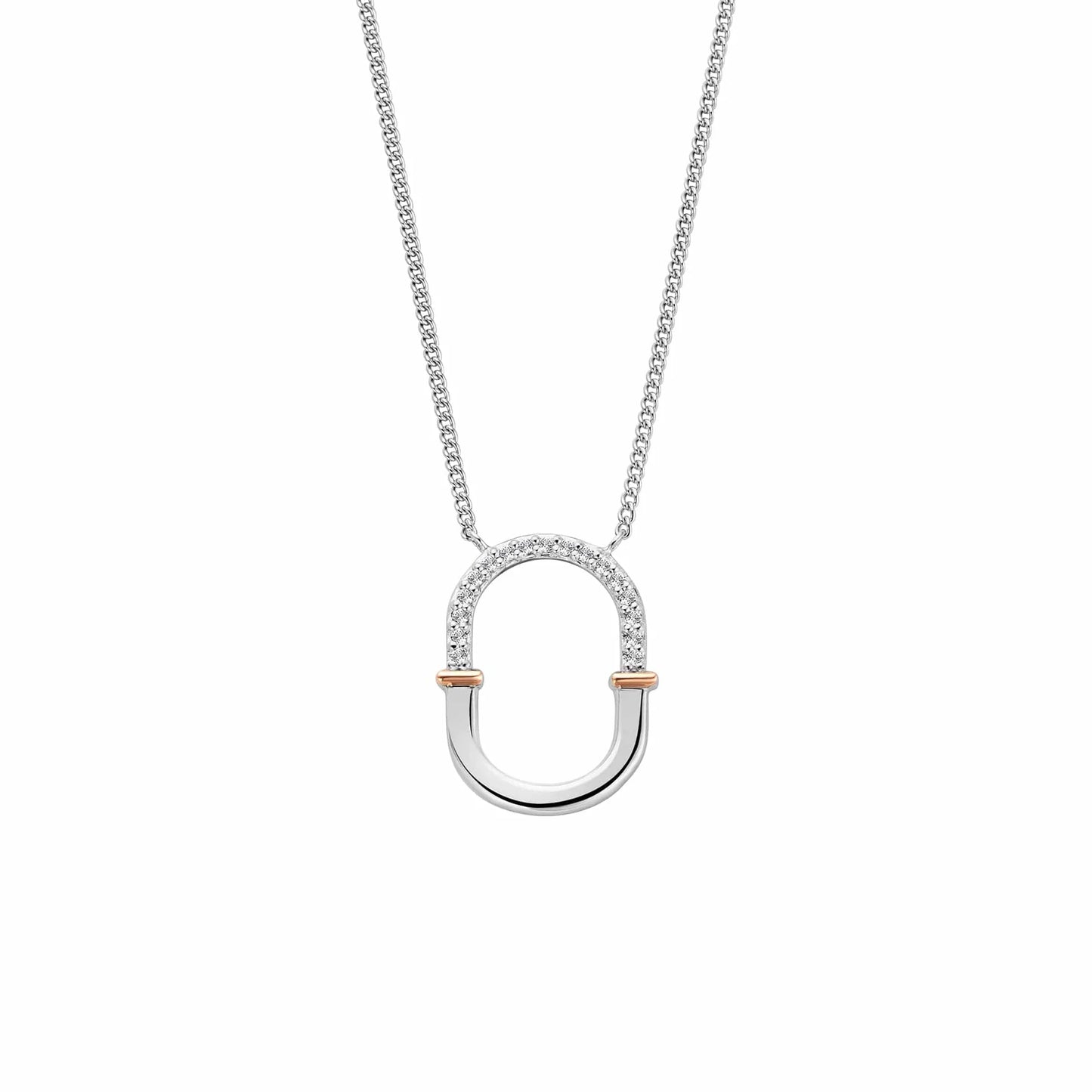 Clogau Connection White Topaz Necklace 3SCRL0740