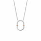 Clogau Connection White Topaz Necklace 3SCRL0740