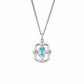 Clogau Enchanted Gateways Swiss Blue Topaz Necklace 3SEGW0728