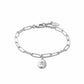 Clogau Forget Me Not Oval Drop Open Link Bracelet 3SFMN0747